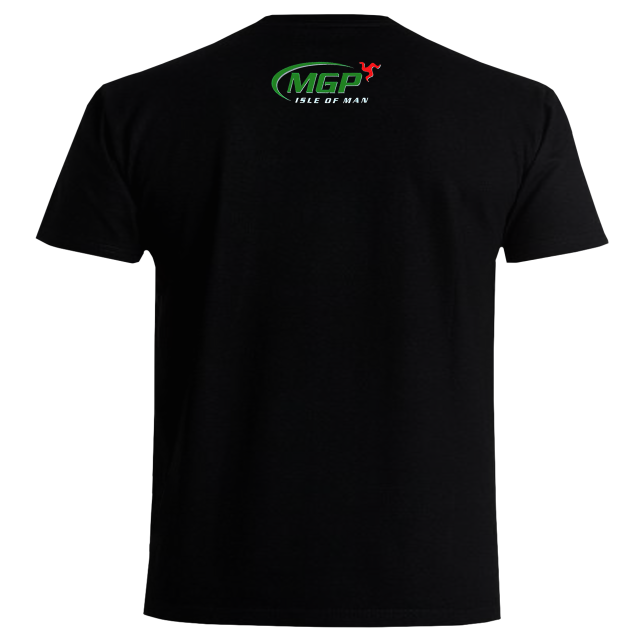 MANX GRAND PRIX - 2 BIKES- BLACK T-SHIRT 24MGP-BK